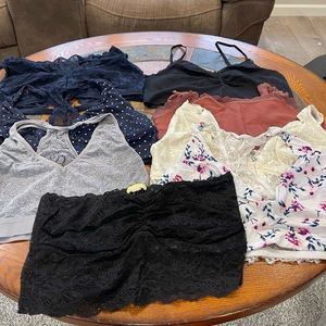 Lot of XL/size 1 Bralettes